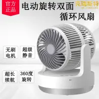 在飛比找露天拍賣優惠-2023新款桌面循環扇大容量靜音無刷電機戶外壁掛雙頭空氣循環