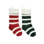 黑色聖誕襪 18 英寸大碼針織掛襪裝飾