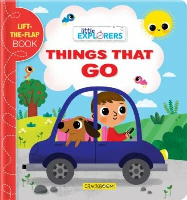 Little Explorers: Things that Go!: A Lift-the-Flap - 2898021261, board book, new