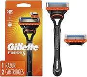 Gillette Fusion5 Razor for Men, Handle + 2 Razor Blade Refills