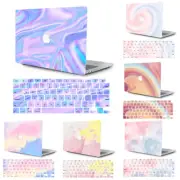 3in1 MultiColored Hard Plastic Case Shell for 2009-24 MacBook Air Pro13 14 15 16