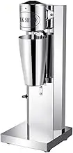 Electric Milk Shaker Machine 2 Speed Milkshake Maker Blender Drink Mixer Stainless Steel Frappe Mixer Protein Shaker For Creamy Milk Shakes, Protein Shakes, Cocktails Or Smoothies 18000 Rev/Min