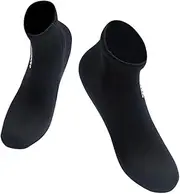 SHERCHPRY 1 Pair of Adult Snorkeling Socks Casual Beach Snorkeling Shoes Anti Skid Diving Socks for Men & Women Size M 40 41 Lightweight Swim Footwear for Water Sports