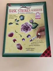 Basic Strokes Workbook with 12 Painting Worksheets