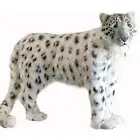 HANSA STANDING SNOW LEOPARD REALISTIC SOFT ANIMAL PLUSH TOY 122cm L **NEW**