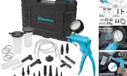 2 in 1 Brake Bleeder Kit, Brake Fluid Bleeder Kit with Handheld Vacuum Pump,