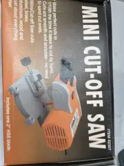 Mini Benchtop Cut Off Miter Saw Hobby Crafts Cuts Wood Brass Home Tool 7800r/min