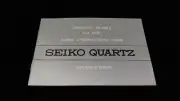 SEIKO Analogue Quartz alarm chronograph timer Watch Instructions Cal.8v20