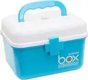 ORFOFE First Aid Kit with Removable Tray Medicine Storage Organizer Compact Portable Emergency Kit Family Use Lake