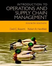 Introduction to Operations and Supply Chain Management by Cecil Bozarth: New