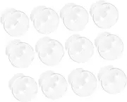 [GRADENEVE] 12pcs Plastic DIY Water Globes Fake Snow Christmas Ball Set for DIY Projects