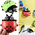 Kitchen Bathroom With Suction Cup Toothbrush Toothpaste Holder Ladybug Shaped