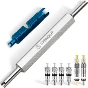 Tire Valve Stem Removal Tool Kit, Includ Presta Core 8 Pcs