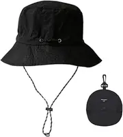 [Biesryi] Sun Bucket Hat for Men/Women Quick Dry Waterproof Packable Rain Hat Brimmed Boonie for Hiking Outdoor with Strings