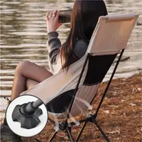 在飛比找momo購物網優惠-【DaoDi】高背月亮椅 蛙腳加固折疊露營椅(附收納袋特大號
