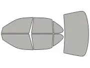Rtint for Nissan Altima 2000-2001 Precut Window Tint Kit (20% Film VLT) (for: Nissan)