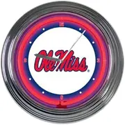 Mississippi 15" Neon Clock