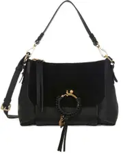 See By Chloé Small Joan Cross Body Bag in Black