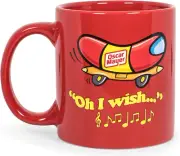 Oscar Mayer Hot Dog Logo Ceramic Coffee Mug | Collectible Drinkware and Novelty