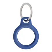 Belkin Secure Holder Tracker Cover w/ Metal Key Lock Ring For Apple AirTag Blue