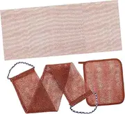 SHERCHPRY 1Set African Net Body Scrub Exfoliating Washcloth for Skin Cleansing Luxurious Lathering Shower Experience Back Scrubber for Gentle Exfoliation