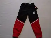 Mongoose Performance Joggers Pants Boys Sz-4 Black /Red /White Logo NWT