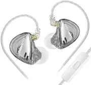 KZ Libra X in-Ear Headphones,Detachable Wire Heavy Bass Earbuds, LibraX HiFi IEM Earphones,Ultra-Wide Dynamic Headsets for Music Lover (with Microphone)