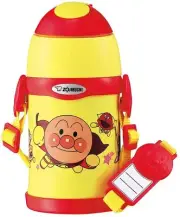 Zojirushi (ZOJIRUSHI) Water Bottle Straw Anpanman Stainless Steel Bottle 0.45L S