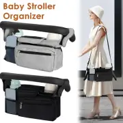 Baby Stroller Organizer with 2 Cup Holder Waterproof Oxford Stroller Caddy leTiP