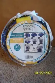 Pop-Up Pooch Pen Kennel - Size Extra Small - New in Package - Blue
