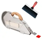 Goldblatt Banjo Tape Set Drywall Taping Tools with 10" Blue Steel Taping Knif...