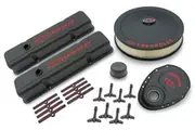 ACDelco Engine Dress-Up Kit High-Tech Collector's Series Valve/Timing Covers Air Cleaner Breather Black Crinkle