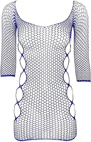 [GRRKDFQ] Women Lingerie Hollow Out Sheer Fishnet Bodystocking