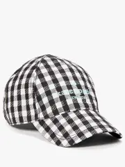 Texture Gingham Baseball Cap