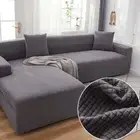Plush Fabric Elastic Sofa Cover Living Room Stretch Slipcover Couch Cover 1PCS