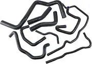 Turbo Hose Pipe Silicone Radiator Hose Kit fit for Volkswagen 1999-2006 fit for Golf Mk4 1.8T Turbo (9pcs) intercooler Turbo Hose Pipe