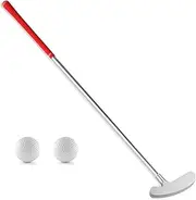 Golf Putters, Golf Clubs for Men & Women Two-Way Mini Putter Right and Left Handed Golfers Club, Golf Set with 2 Plastic Practice Golf Balls for Children, Teenagers, Adults