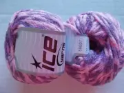 Ice Yarns Winter Wool blend yarn, pink/lilac, lot of 2, (132 yds ea)