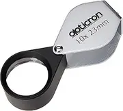 Opticron Folding Metal Loupe Magnifier 10x 23mm (0.9")