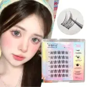 Glue-free Self-adhesive False Eyelashes Lashes Extension Eye Makeup Natural _
