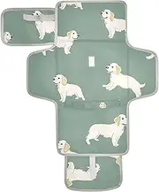 Reusable wipeable Changing pad with Tissue Pocket Waterproof Changing pad Lightweight & Foldable Changing Station