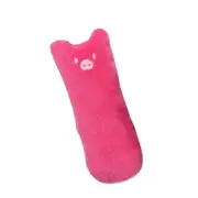 5PCS Cute Pet Cat Cotton Rope Thumb Toy Cat Scratch Natural Mint Catnip Toys, Color: Mei Red