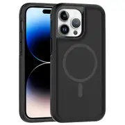 ZUSLAB iPhone 14 Pro Max MagSafe Case Rugged Defender Protective Heavy Duty Shockproof Dustproof Cover for Apple (2022) - Black