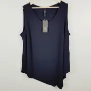 [ TS TAKING SHAPE ] Womens Luna Mix Media Tank NEW | Size L or AU 20