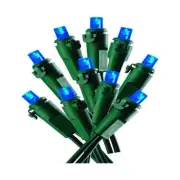 Celebrations 47982-71 Green Wired LED Blue Micro Light Set