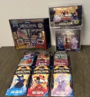 Lorcana First Chapter Booster Box, Trove, Gift Set, Starter Deck, Sleeved Packs