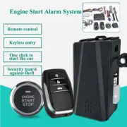 12V Car Keyless Entry System Engine Start Alarm System Remote One-button Start (for: Renault)