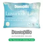 DUNLOPILLO 2 Pack Luxurious Talalay Latex Classic Medium Profile & Feel Pillow