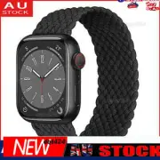 Braided Solos Loop Watch Band For Apples iWatchs 38mm-49mmф