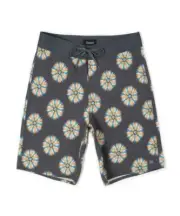 BRIXTON Men's Board Shorts BARGE - Black/Silver - Size 34 - NWT